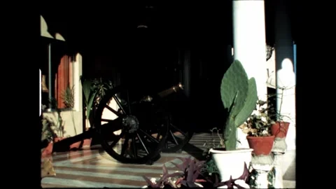 Historic Cannon Display Video stock 277976336