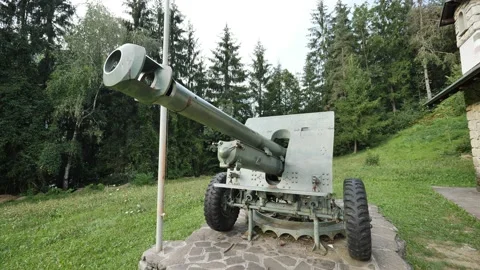 Historic cannon Stock Footage 138139271