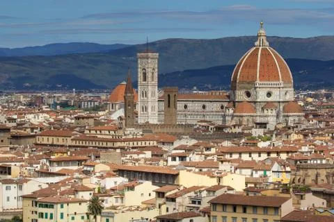 Historic center of Florence Stock Photos