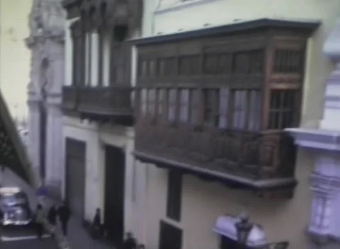 Historic center of lima 1973 Stock-Footage 231797635