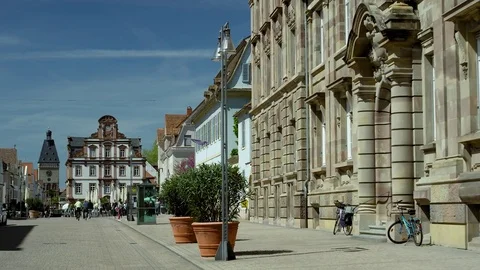 Historic center of Speyer 스톡 동영상 79065545