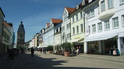Historic center of Speyer Stock Footage 79076861