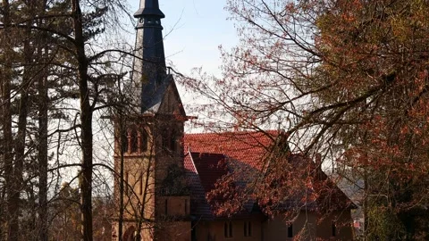 Historic city bad liebenstein in thuringia germany 4k 25fps video Stock-Footage 327723194