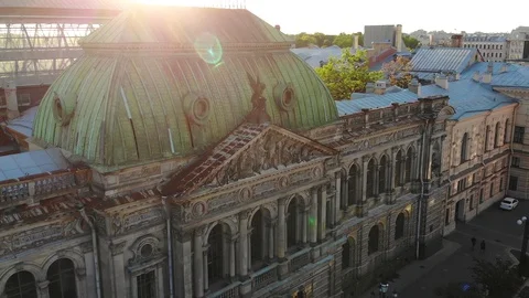 Historic city center Video stock 129181545