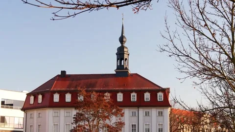 Historic city gera in thuringia germany 4k 25fps video Stock Footage 327718889