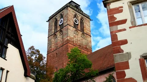 The historic cityscape of bad hersfeld 4k video Stock Footage 346817502