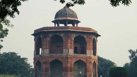 Historic Dome Structure of Ancient Indian Fort Architecture Stock Footage 323099349