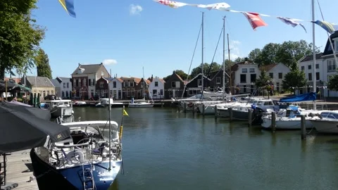Historic dutch harbor 動画素材 249932768