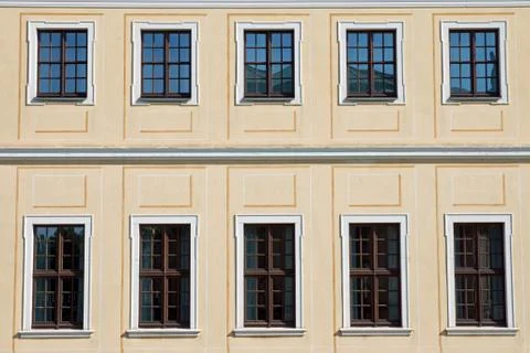 Historic facade in Dresden Stock Photos