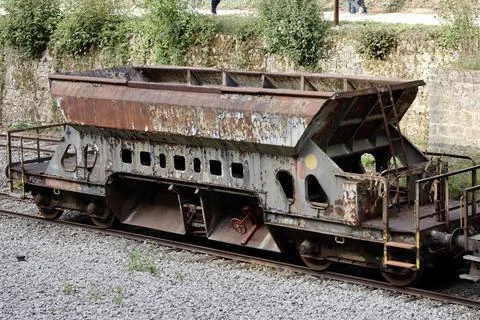 Historic freight wagon Stock Photos