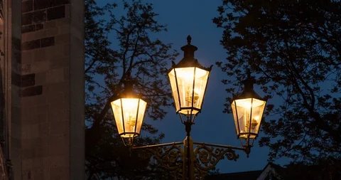 Historic gas lantern Stock-Footage 108826133