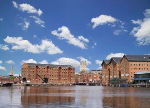 Historic gloucester docks, gloucester Stock Photos