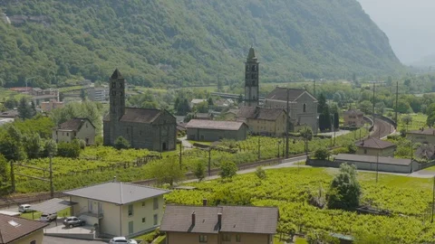 Historic Gotthard panoramic route 01 Video stock 88002989