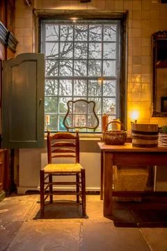 Historic kitchen interior Foto stock