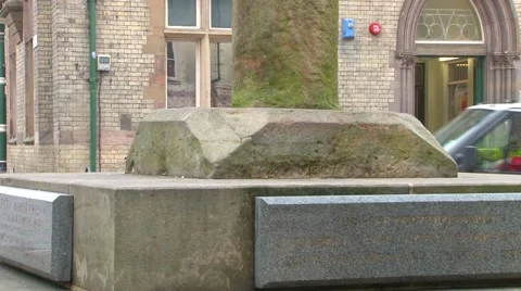 Historic Marker Stock Footage 42468584