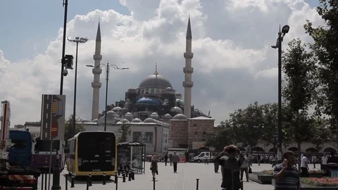 Historic mosque Stock Footage 101633995