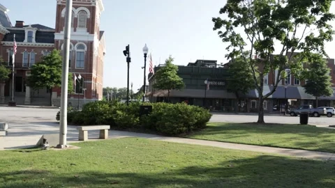 Historic Newton County Courthouse-07 Stock Footage 161027138