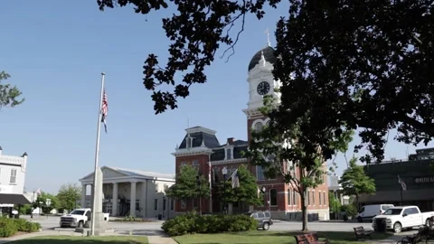 Historic Newton County Courthouse -11 Stock Footage 161027802