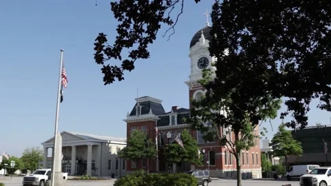 Historic Newton County Courthouse -12 Stock Footage 161027807
