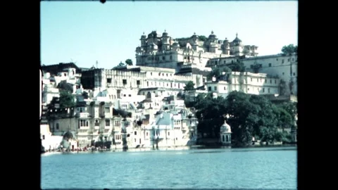 Historic Palace on the Hill Stock Footage 277976327
