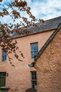 Historic Paye House in Cromarty Stock Photos