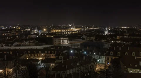 Historic Prague - timelapse Stock Footage 64003686