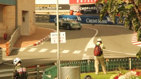 Historic racing at Monaco Stock Footage 70132613