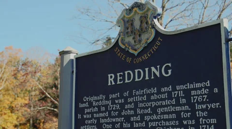 Historic Redding Sign (2 of 6) Stock Footage 33305615