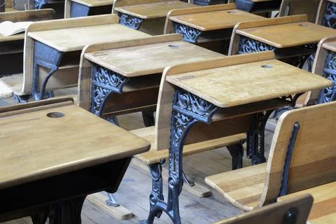 Historic school classroom 写真素材