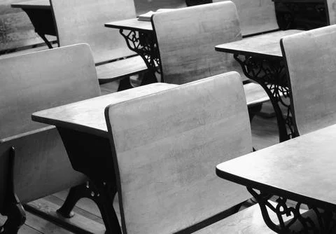 Historic School Classroom Stock-Fotos