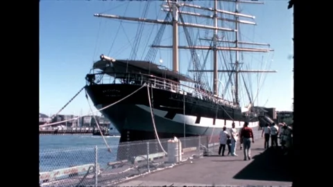 Historic Ship Stock Footage 276292180