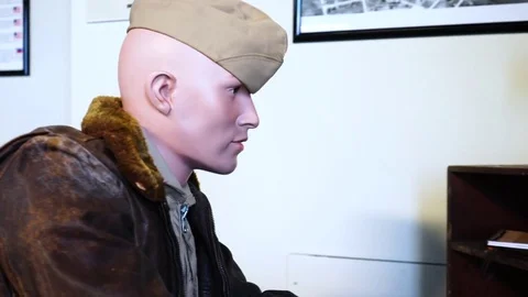 Historic Soldier Statue Stock Footage 79212222