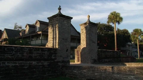 Historic St. Augustine, Florida Video stock 92209426
