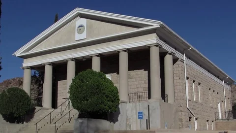 Historic St. John's Methodist Episcopal Church in Kingman Mohave County AZ       스톡 동영상 80871199