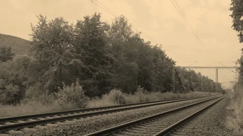 Historic steam train Stock Footage 8549558