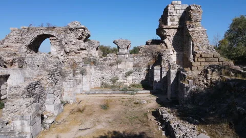Historic Stone Ruins Stock-Footage 250035240
