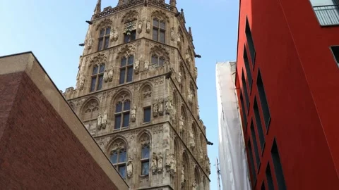 The historic town hall of cologne germany Stock-Footage 168358317