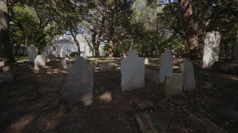 Historic War Cemetery Stock Footage 74085428