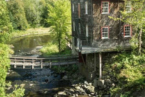 Historic Woolen Mill Stock Photos