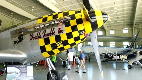 Historic World War Airplane Stock Footage 79212328
