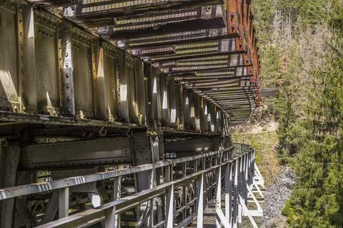 The historic ziemestal bridge in thuringia Stock Photos
