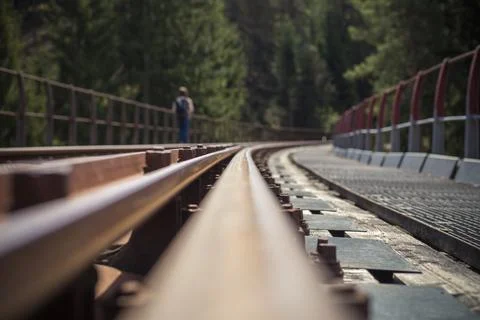 The historic ziemestal bridge in thuringia Stock Photos