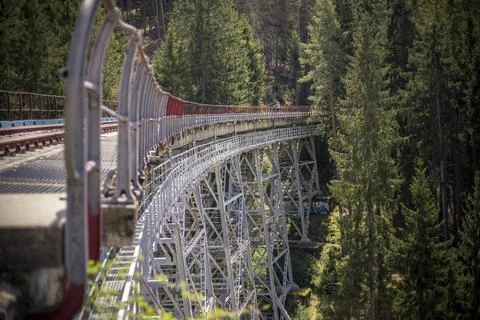 The historic ziemestal bridge in thuringia Foto stock