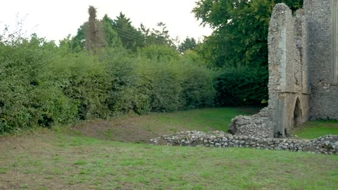Historical abbey ruins Video stock 205551153