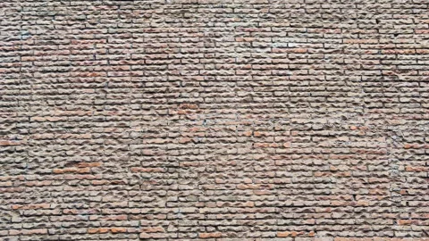 Historical Ancient Interlocking Stone Wall Background Texture Stock Footage 322071740