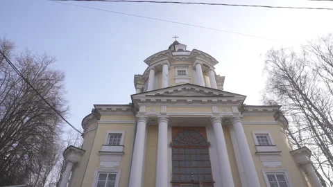 A historical architectural structure with classical design and details Video stock 303821110