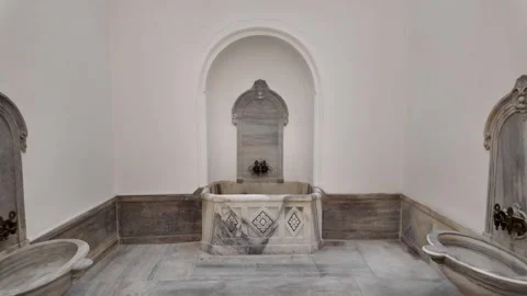 Historical bath in the palace Stock Footage 269350381