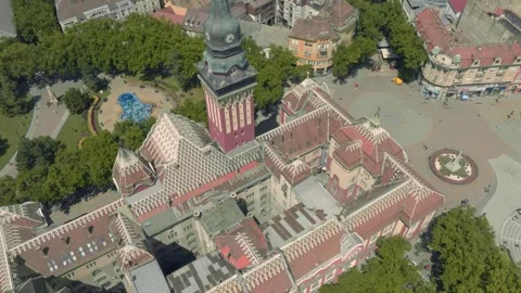 Historical building aerial 動画素材 247268132