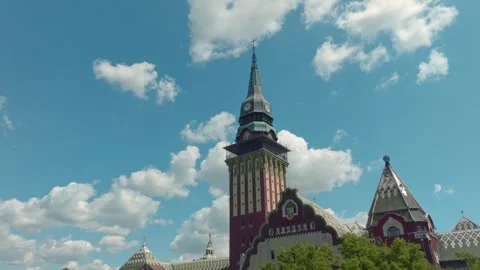 Historical building aerial 스톡 동영상 247269023