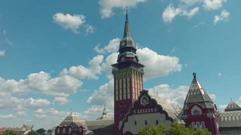 Historical building aerial Video stock 247269208